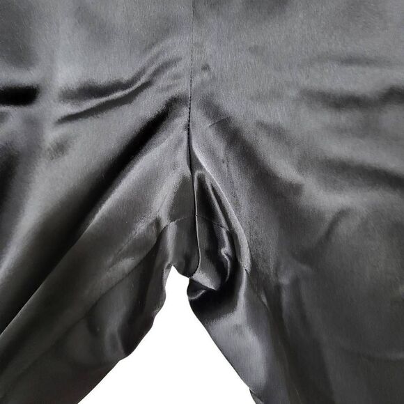 Nahdree Lifestyle Black Satin Pants Size 8 - Picture 5 of 9